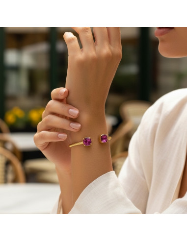 MIRAGE bracelet in gold-plated...