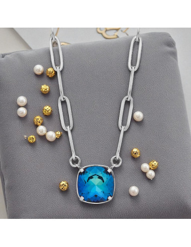 Collier MIRAGE en acier inoxydable...