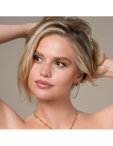 Boucles d'oreilles MIRAGE en acier...