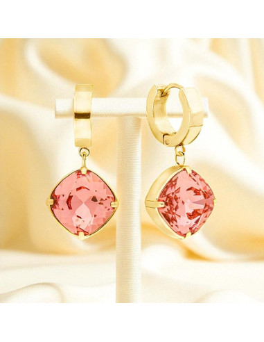 Boucles d'oreilles MIRAGE en acier...