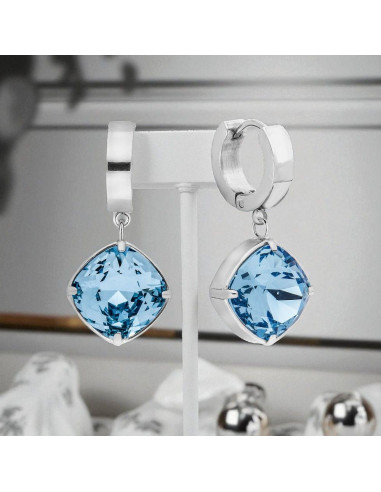 Boucles d'oreilles MIRAGE en acier...