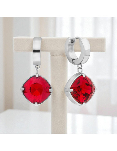 Boucles d'oreilles MIRAGE en acier...