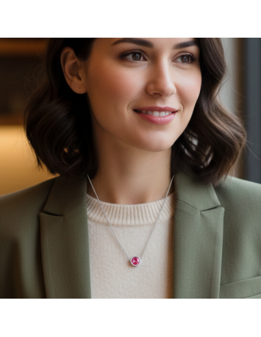 SCINTILLE necklace in stainless steel...