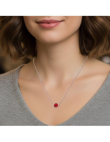 SCINTILLE necklace in stainless steel...