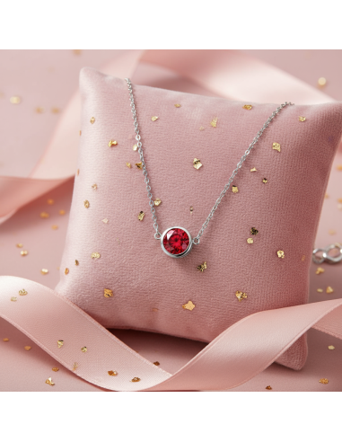 SCINTILLE necklace in stainless steel...