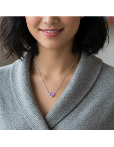 Collier SCINTILLE en acier inoxydable...