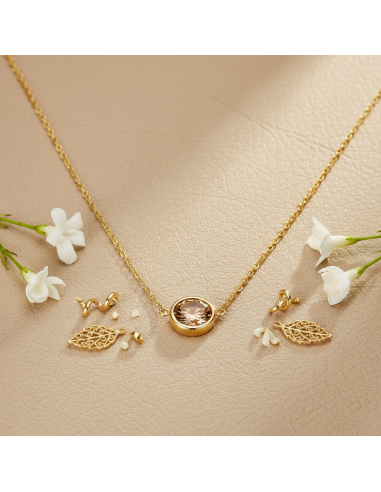 Collier SCINTILLE en acier inoxydable...