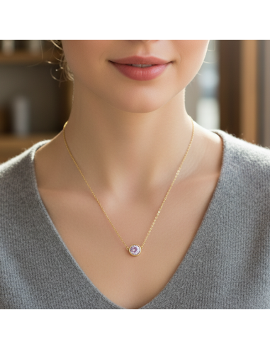 Collier SCINTILLE en acier inoxydable...