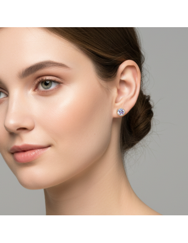 Boucles d'oreilles SCINTILLE en acier...