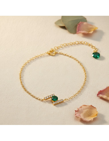 CHATON gold-plated sterling silver...