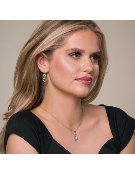 Collier LOVELIGHT en argent avec cristal | SPARK