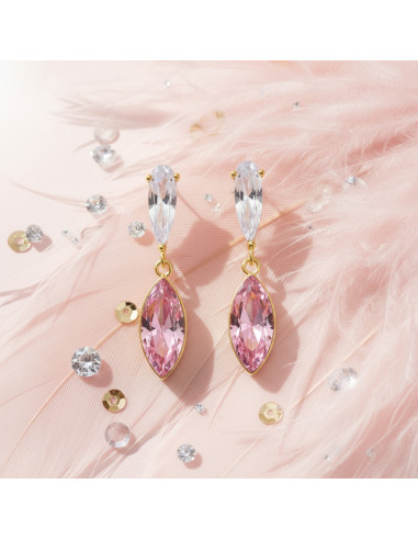 GLACIENNE gold-plated silver earrings...