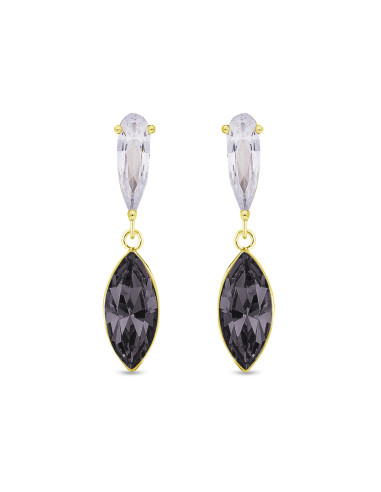 GLACIENNE gold-plated silver earrings...