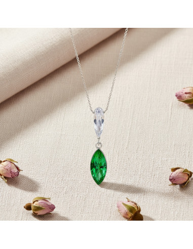 Collier GLACIENNE en argent avec...