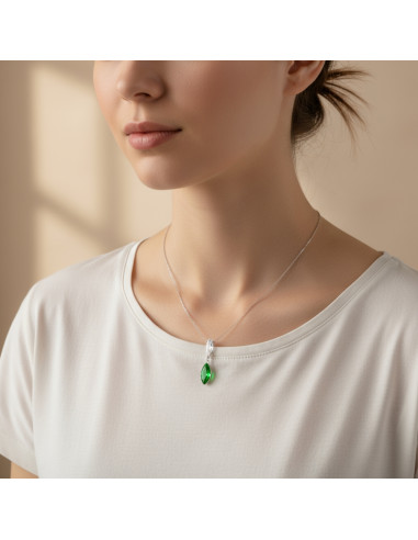 Collier GLACIENNE en argent avec...