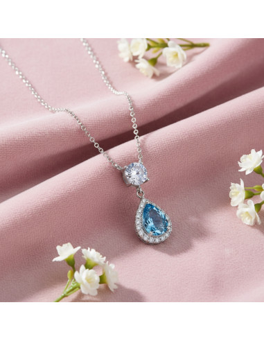 Collier BRISELLE en argent avec...