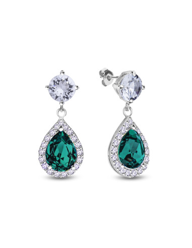 Boucles d'oreilles BRISELLE en argent...