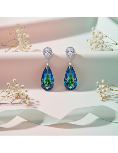 Boucles d'oreilles LUMESSA en argent...