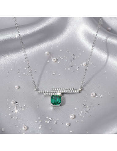 Collier GEOMETRIC en argent avec...