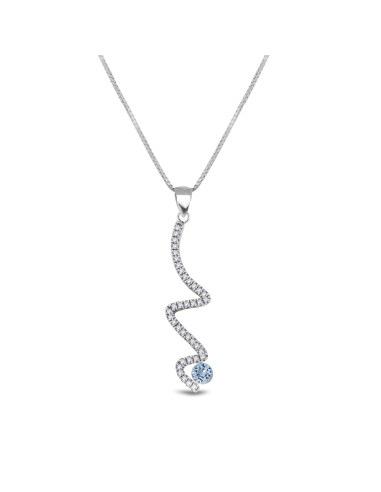 Collier LUSTRELLA en argent avec...