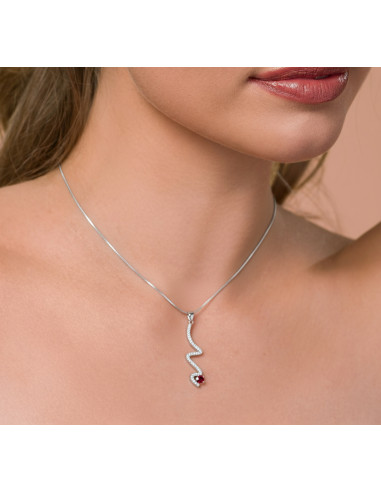 Collier LUSTRELLA en argent avec...