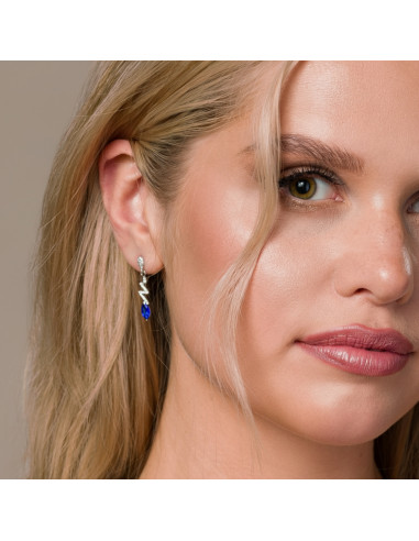 SERPENTIN sterling-silver earrings...