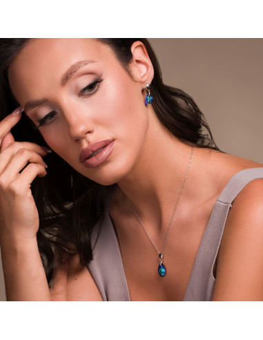 Boucles d'oreilles BEETLE en argent...