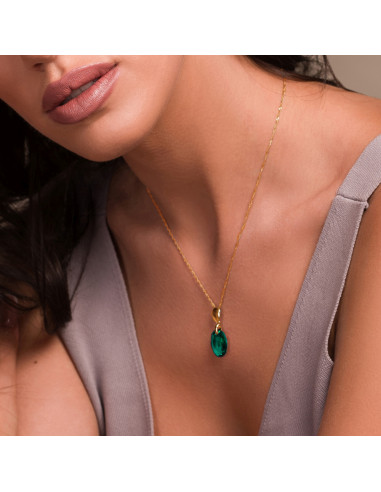 Collier BEETLE en argent plaqué or...