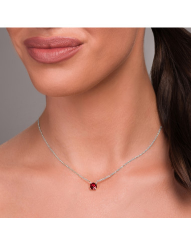 Collier BRILLANT en argent avec...