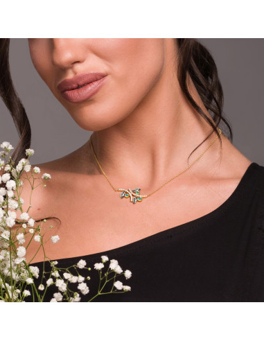 BRINDILLE gold-plated sterling silver...