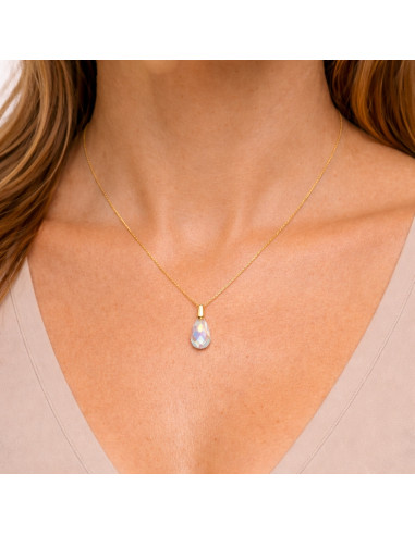 Collier BRIOLETTE en argent plaqué or...