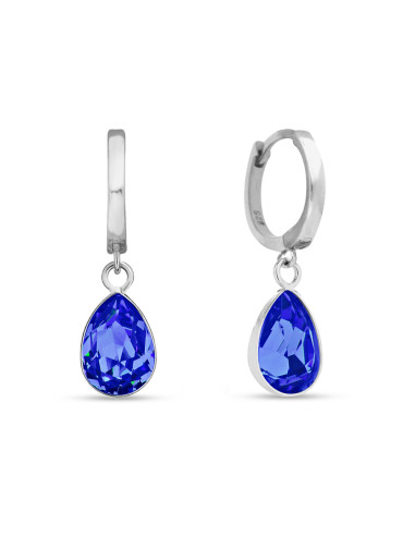 DEWDROP CREOLES sterling silver...