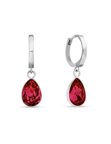 DEWDROP CREOLES sterling silver...