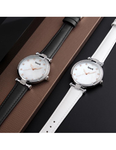 Watches on a leather strap