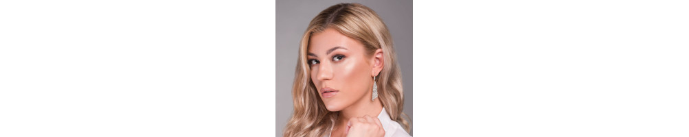 Długie Kolczyki z kryształami Swarovski® | Kolczyki Spark