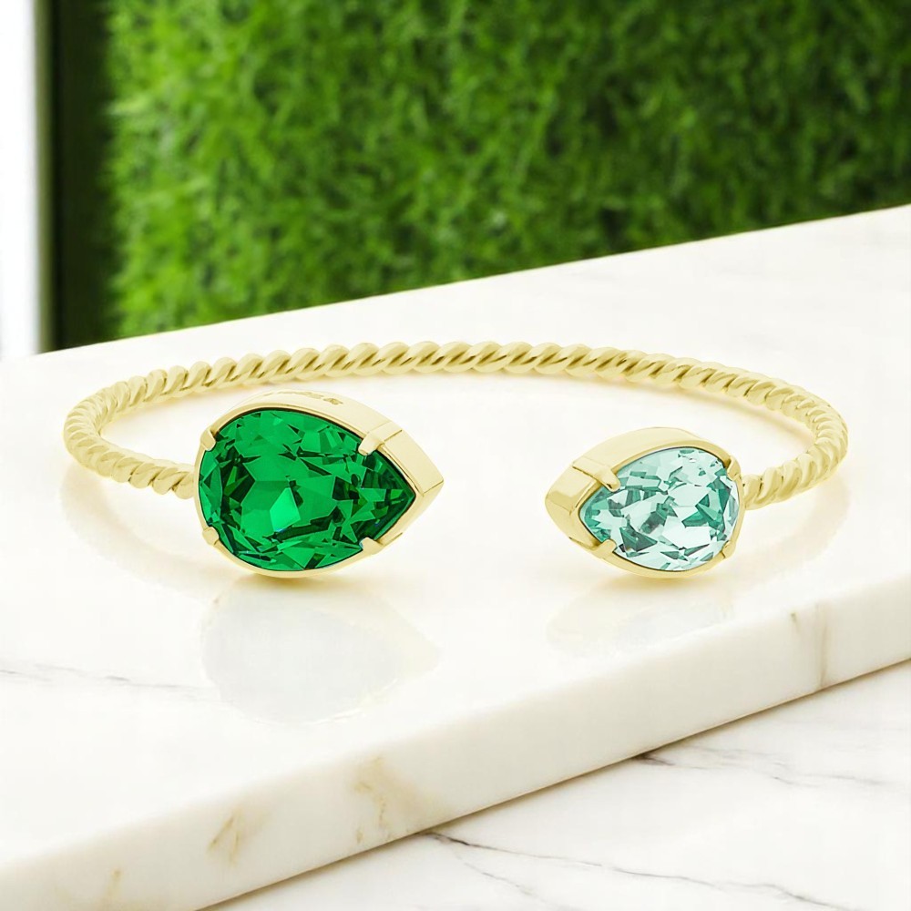 zielona bransoletka bangle 